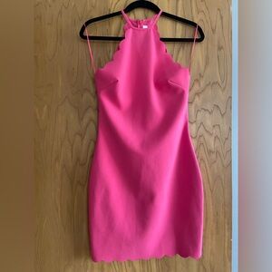Likely mini dress HOT pink size 4.